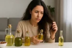 Quali oli vegetali sono migliori per capelli secchi? Ecco perché alcuni non funzionano