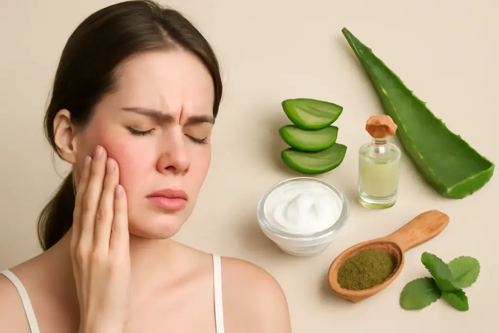 Soffri di cute sensibile? Le sostanze green che calmano il fastidio subito