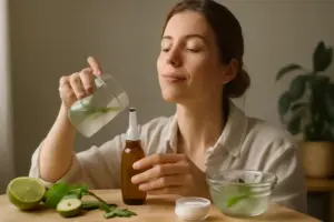 Come realizzare uno spray rinfrescante per il viso con ingredienti naturali? La soluzione facile per la pelle stressata