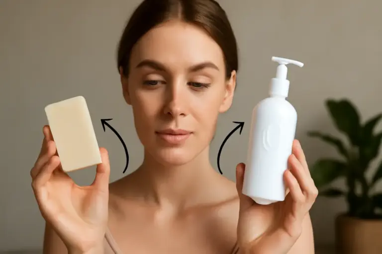 Latte detergente naturale vs sapone solido: la scelta più consapevole per la pelle del viso