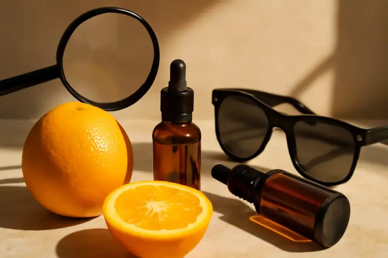 Vitamina C naturale nei sieri bio: il segreto per proteggerla dalla luce e massimizzare l’efficacia